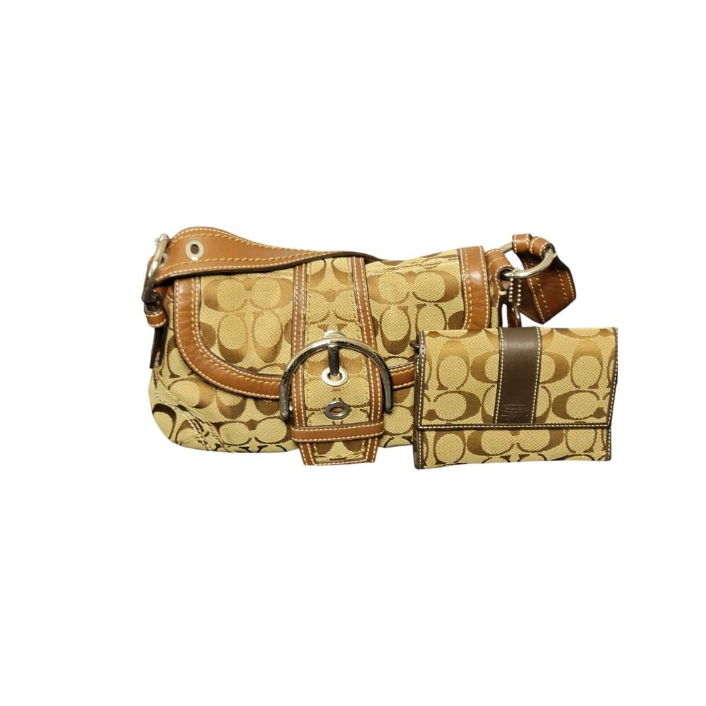 Coach Signature Y2K Hand Bag & Wallet